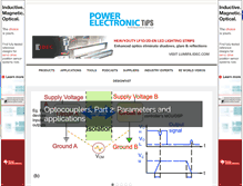 Tablet Screenshot of powerelectronictips.com